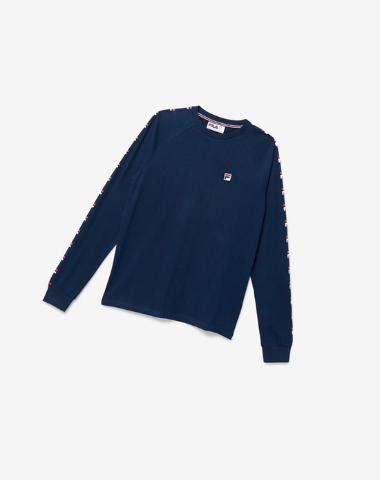 Fila Zubby Long Sleeve Tee Červené Biele | OYR-543602